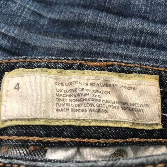 Ann Taylor Loft Womens Mid-rise Slim Straight Jeans Relaxed Fit Blue Size 4 - Picture 6 of 6
